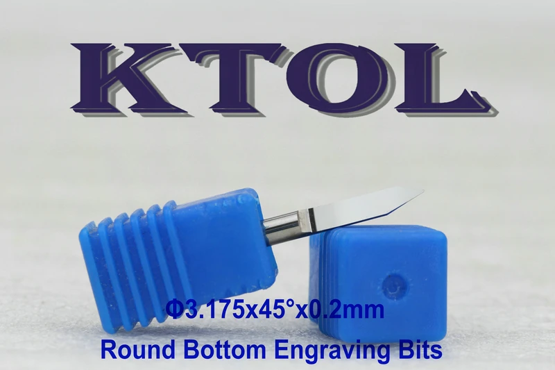 

0.2mm 45 Angle V Bit Engraving Sharp Tools for PCB CNC Machine, Carbide Router Bit Round Bottom Cutters to Wood Acrylic 3D Carve
