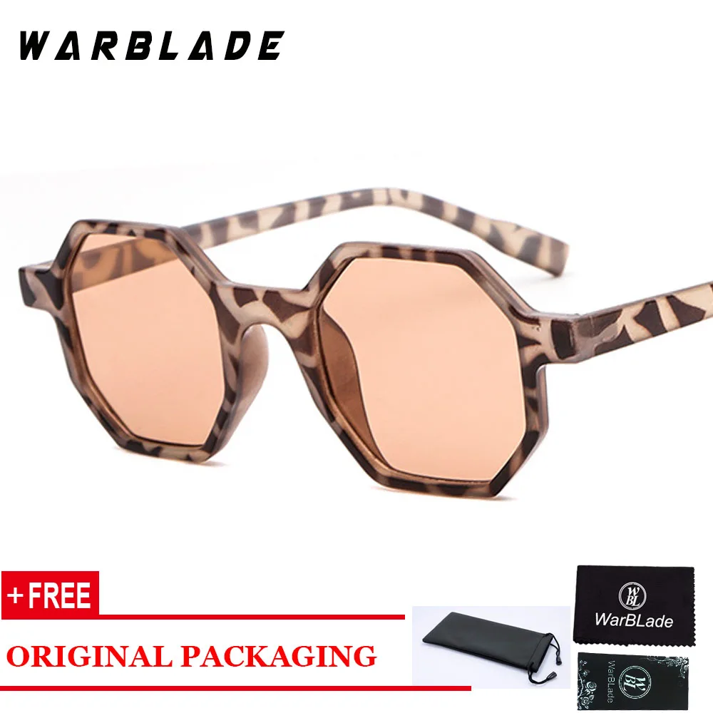 Женские многоугольные солнцезащитные очки WARBLADE роскошные брендовые