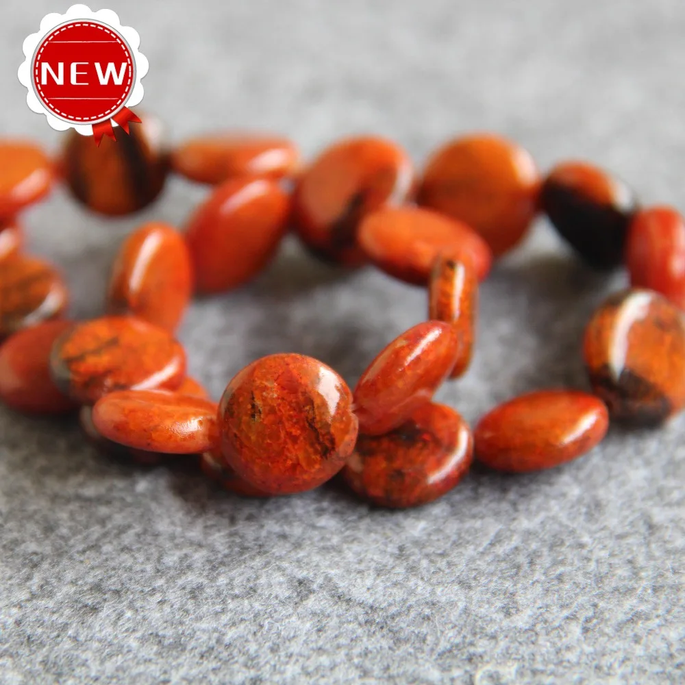 

12mm For Necklace&Bracelet Orange Natural Turkey Stone Beads Round DIY Beads Stone Accessory Parts 15inch Fashion Jewelry Making