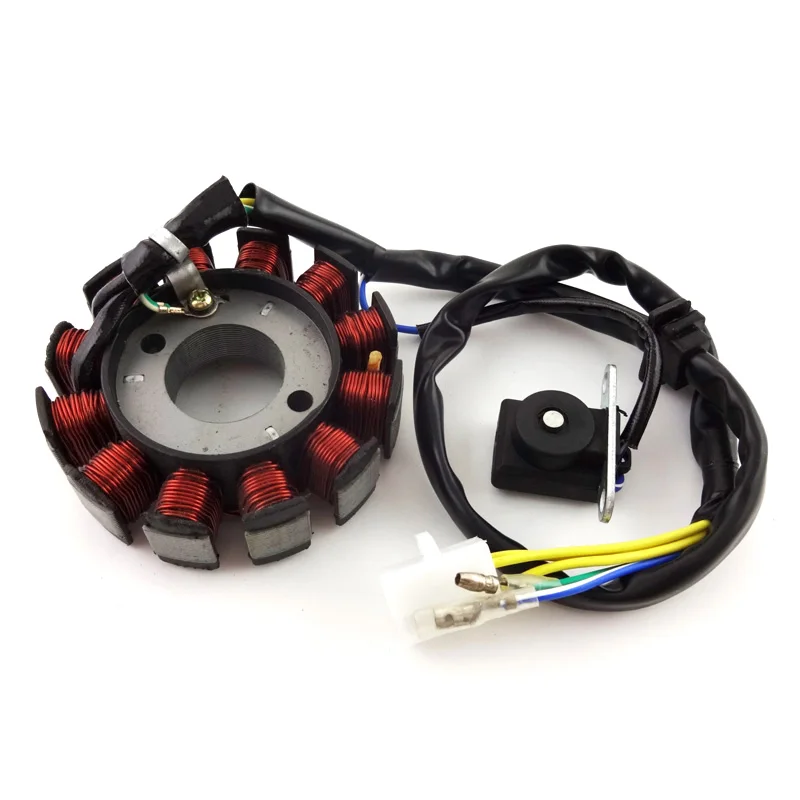 XLSION 12 катушек статор зажигания магнитный ротор для двигателей GY6 125 куб. См 150cc