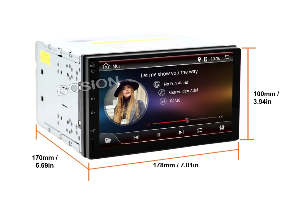 7-дюймовый 2DIN Android 7 1 стерео аудио Wi-Fi gps навигации Road FM радио Bluetooth USB SD Сменные