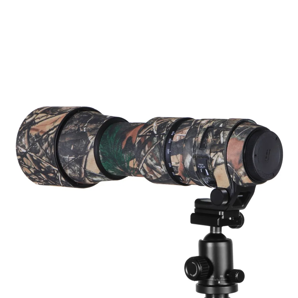 Покрытие для объективов Selens из натуральной камуфляжной ткани для Canon EF 70-200 мм f/2,8 IS II 600 мм f/4L IS Nikon 200-500 мм f/5,6 VR Sigma 150-600mmC/S