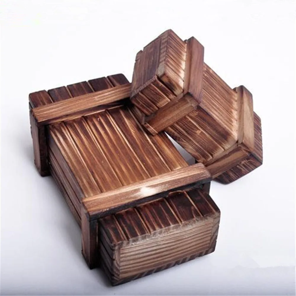 Забавный волшебный отсек деревянная комната для бега розыгрыша умный секретный