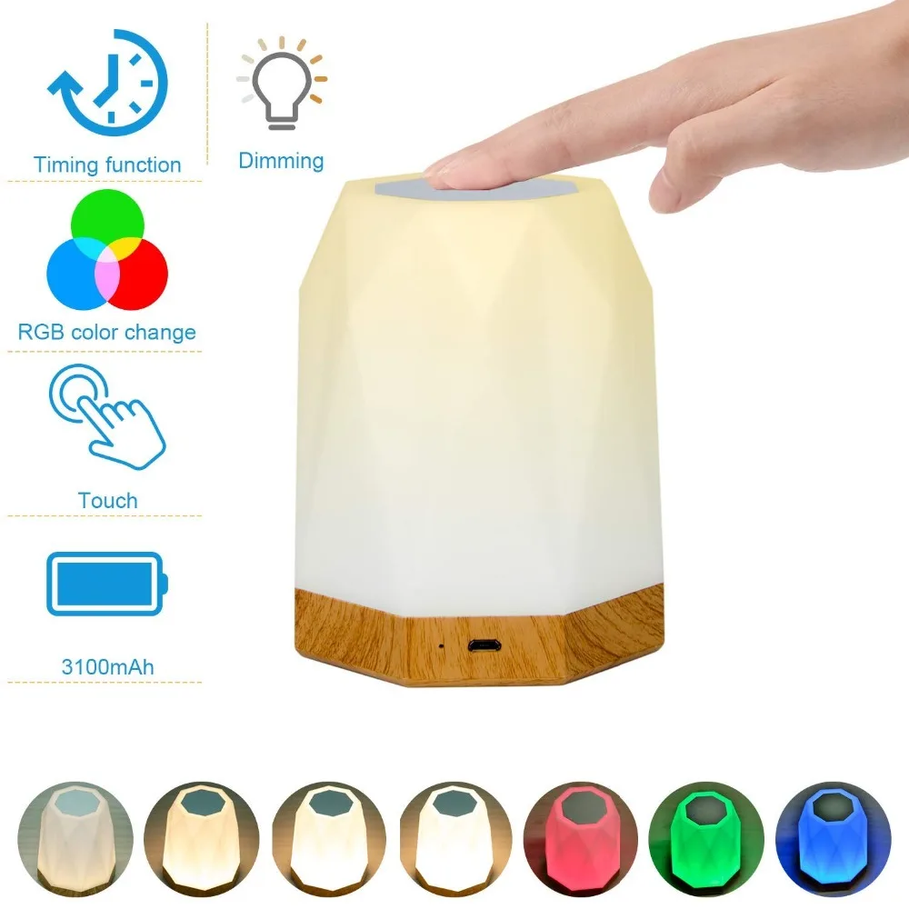 KMASHI ночник детский сенсорный прикроватный светильник для светодио дный спальни