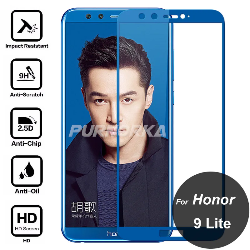 For Huawei Honor 9 Lite Full Cover Screen Protector 9H Tempered Glass Covering Protective Film On LLD-AL00 LLD-L31 LLD L31 5.65&quot |