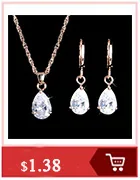 SHUANGR,, золотые серьги, массивное ожерелье с крестом для женщин, ювелирные наборы