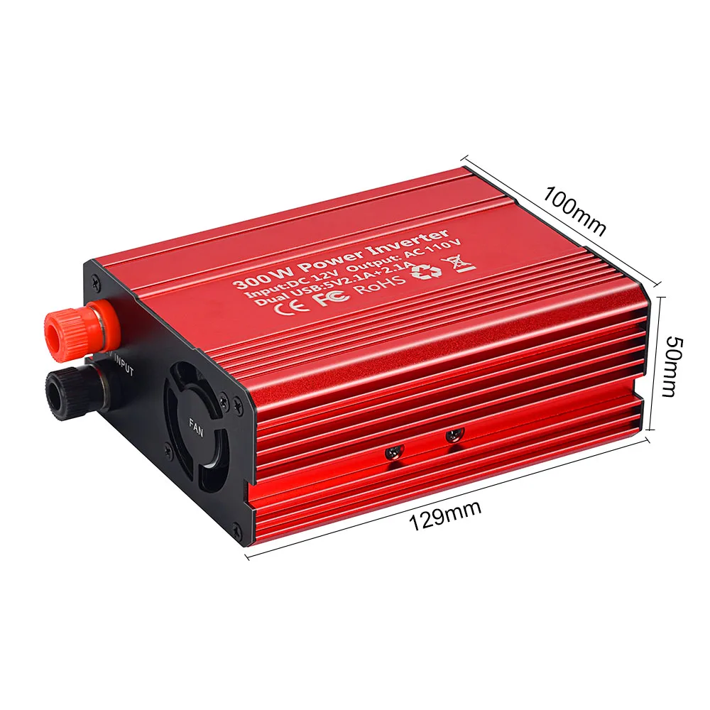 SUNYIMA 300 Вт Инвертор DC12V к AC110V/220 В двойной USB быстрая зарядка ЕС/США штекер для дома