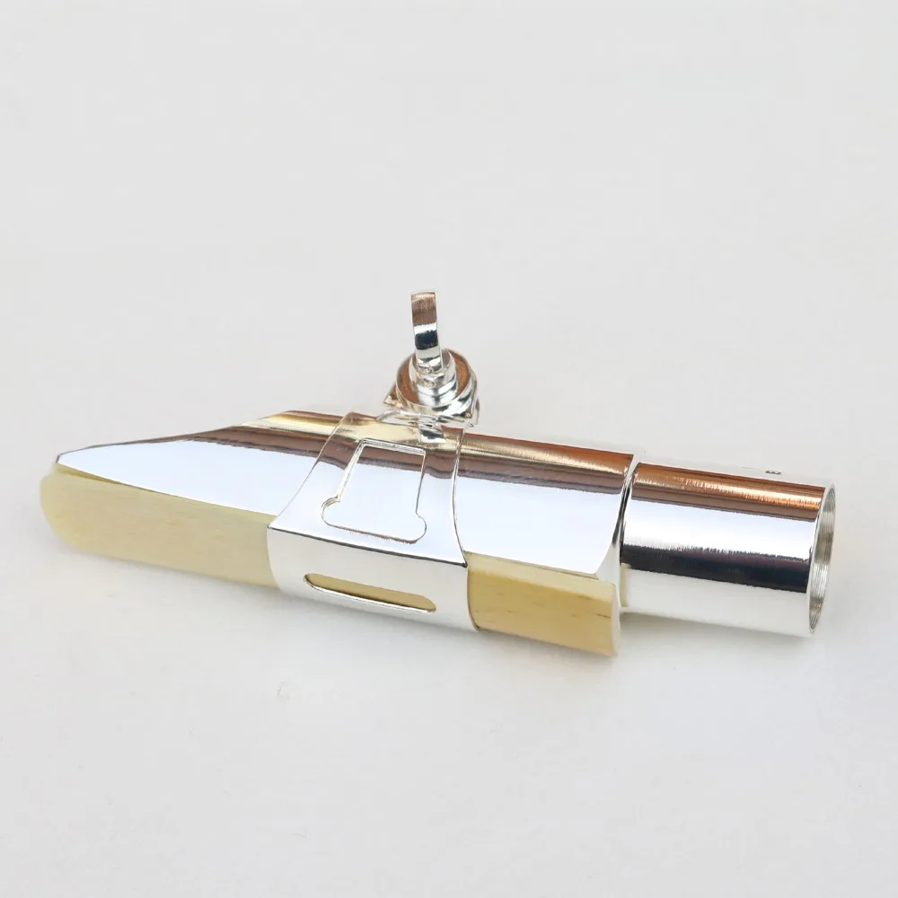Free Shipping Metal Mouthpiece Tenor Soprano Alto Saxophone Professional Sax Silver Lacquer Number 56789 | Спорт и развлечения
