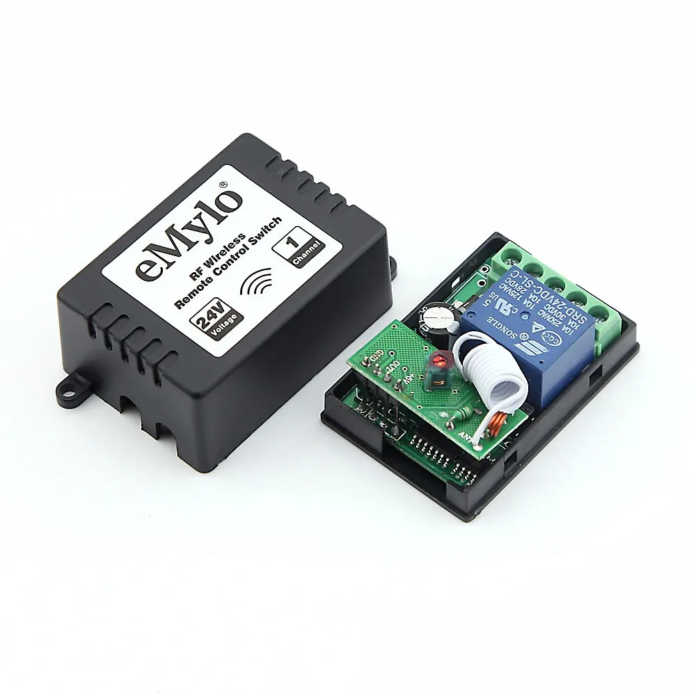 EMylo RF DC 24 В беспроводной пульт дистанционного управления выключатель света 433 МГц