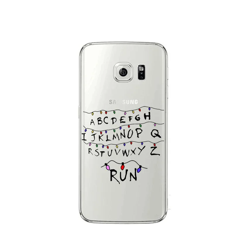Очень странные дела Рождественские огни мягкий чехол для телефона Samsung Galaxy A3 A5 A7