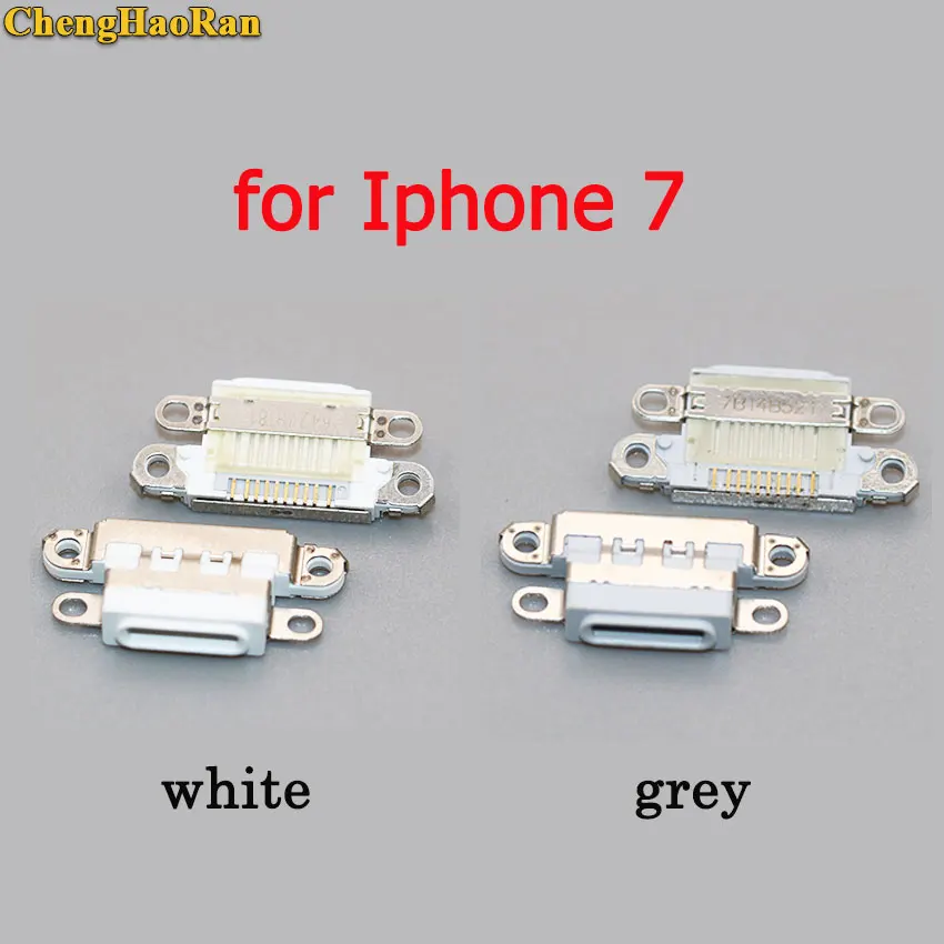 ChengHaoRan 1pcs USB Charging Connector Socket Port Power Jack For iphone 7 i7 Mobile Phone Data Charger Ports | Обустройство дома