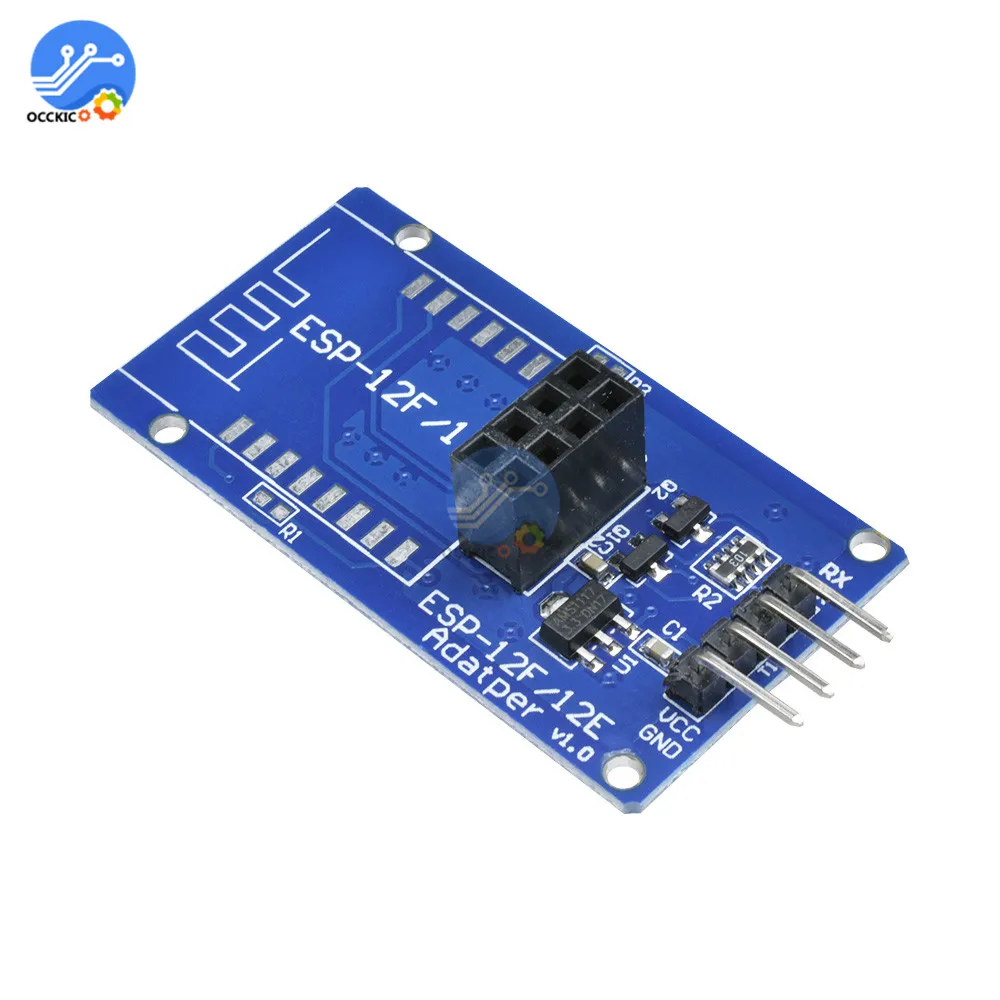 ESP8266 ESP-12F ESP-12E Serial WIFI Wireless Adapter Module Expansion Board 5V For Arduino ESP12F ESP12E DIY | Электроника