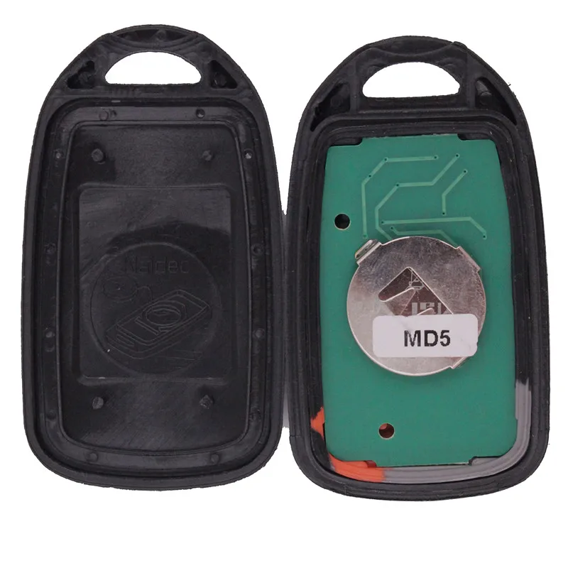 Брелок KEYECU для дистанционного управления автомобильным ключом без ключа 4 кнопки