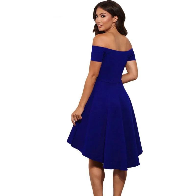 2017 модное офисное женское платье женские летние повседневные асимметричные