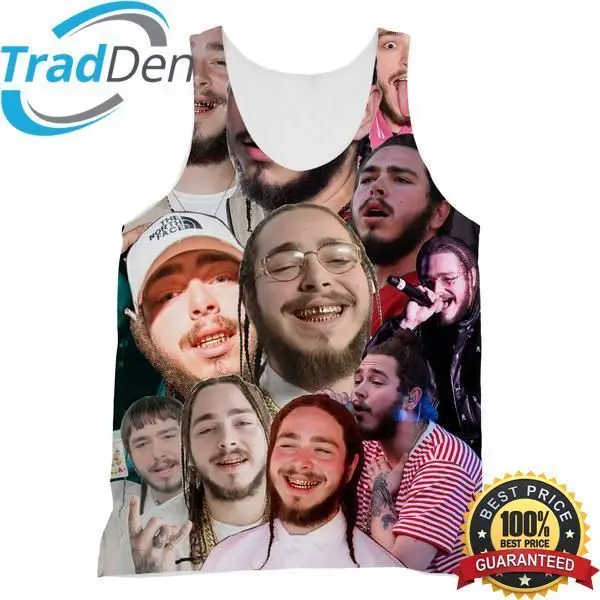 Новый пост малон майка Мужчины Женщины фото коллаж много лиц 3D все размеры S до