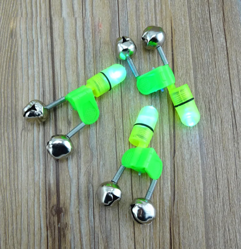 Светодиодный сигнализатор для укуса удочки 4 шт. красный светильник Оповещатель