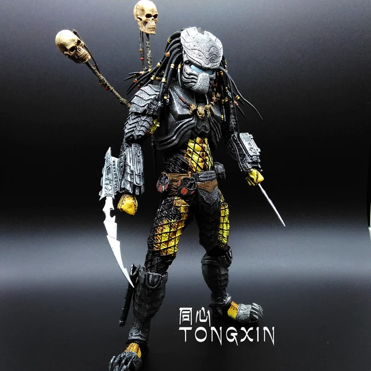 Фигурка NECA AVP пришельцев по сравнению с хищными сериями молодая кровь/старый