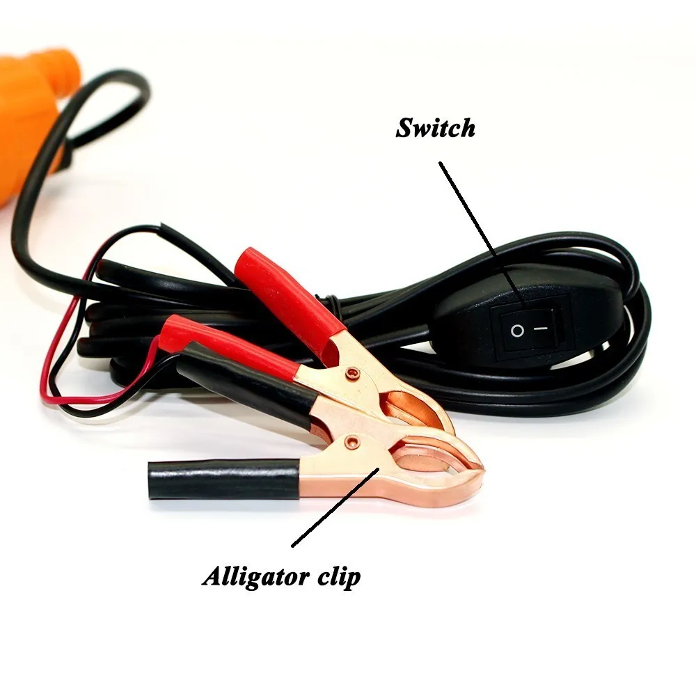 DC 12 В 30L/мин 19 мм шланг пластик погружной Трюмный насос для