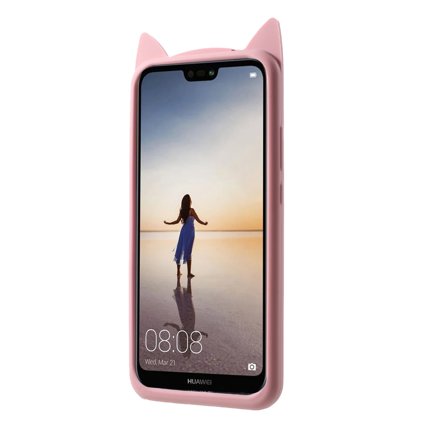 Dulcii чехол для huawei p20 Lite принципиально розовые чехлы lite Накладка телефона 3D Cat