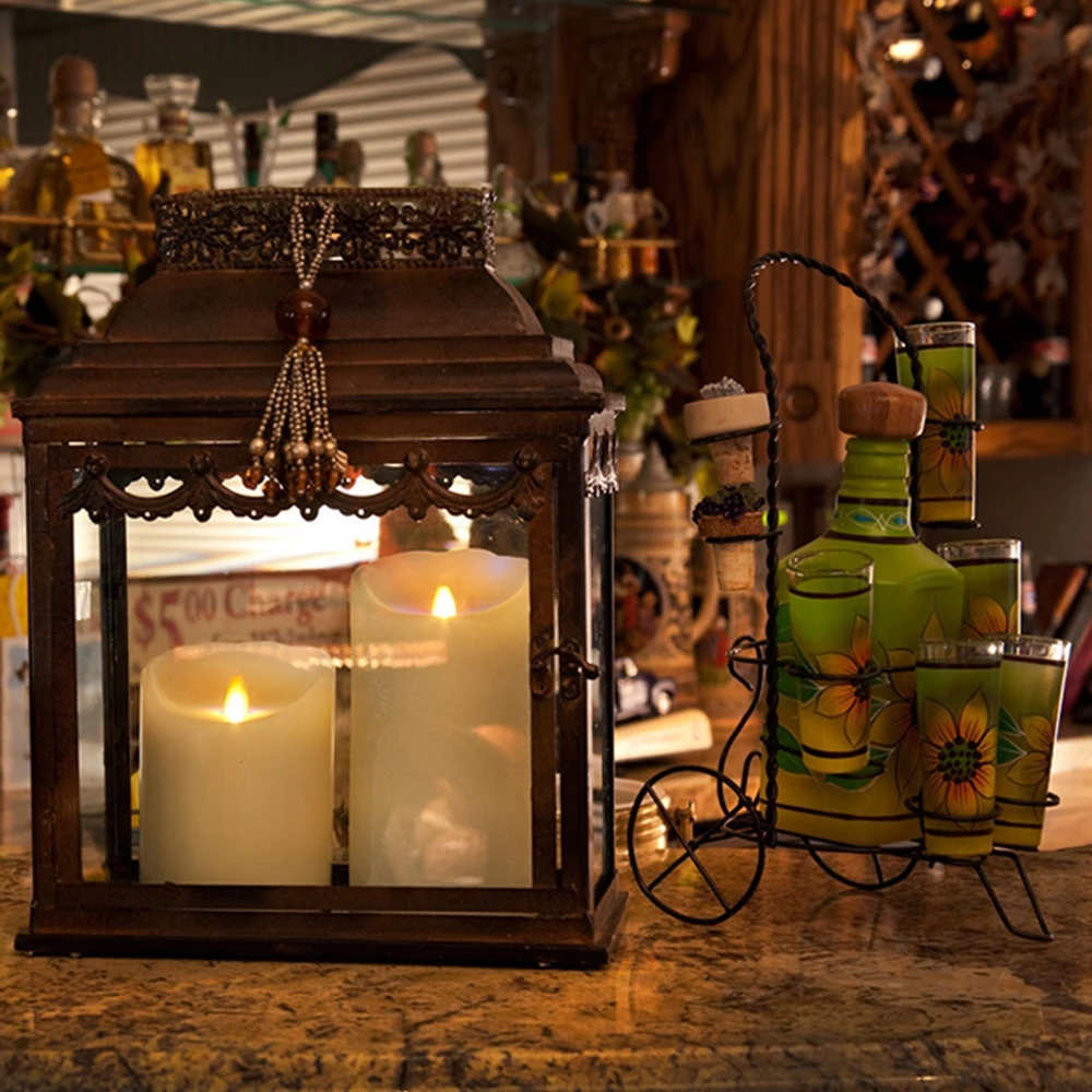 Ksperway беспламенный движущийся фитиль столб Светодиодная свеча 3 5 "* 7"|candle