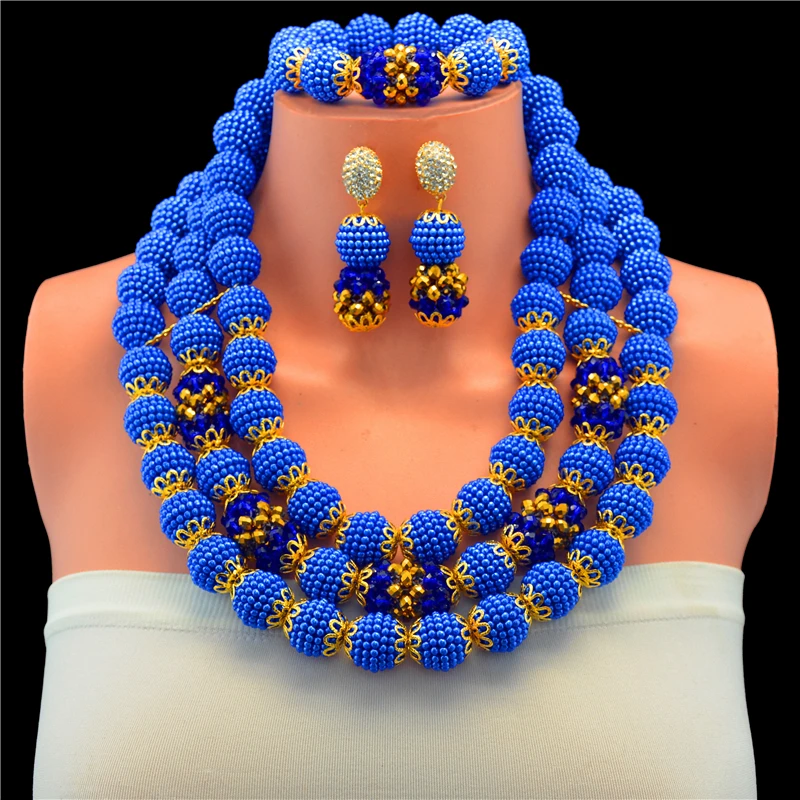 2017 блестящий белый красный золотой цвет африканские бусины ювелирный набор