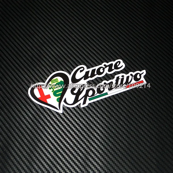 

For Alfa Romeo Cuore Sportivo Auto Waterproof Reflective Car Stickers And Decals