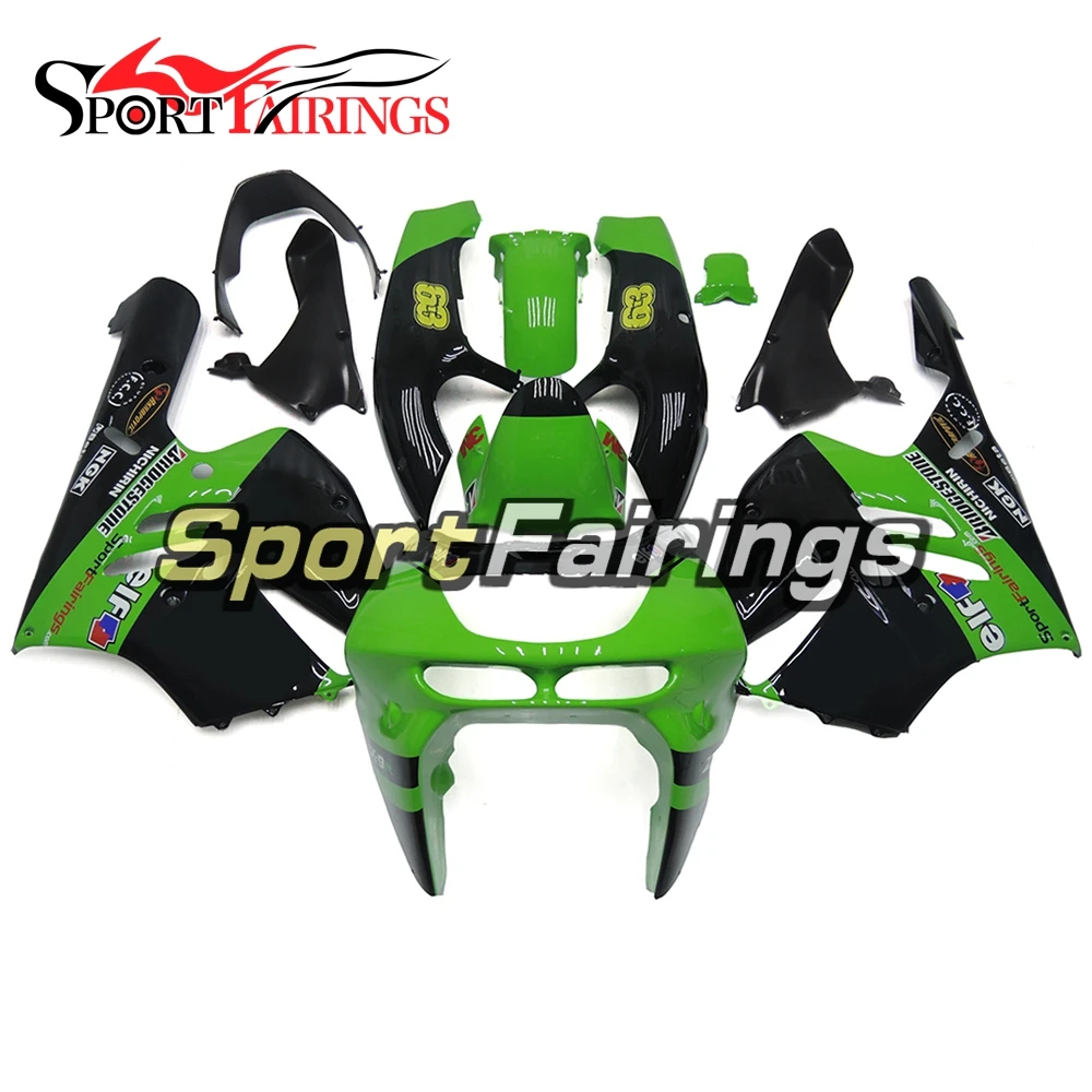 

Fairings For Kawasaki ZX9R ZX-9R 94 95 96 97 1994 1995 1996 1997 ABS Motorcycle Full Fairing Kit Bodywork Cowlings Green Black