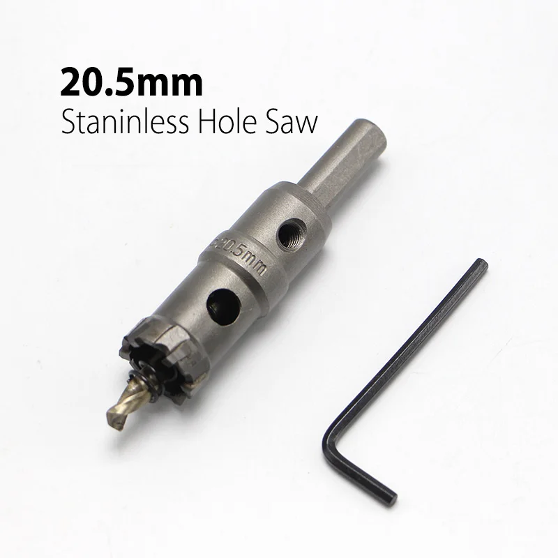 

High Quality 20.5mm 0.81" Hard Alloy Metal Hole Saw Core Drill Bit Drill Bit for Metal Working Universal Type