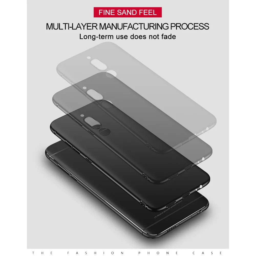 Мягкий чехол для Huawei Mate 10 Lite из ТПУ и силикона матовая защитная задняя крышка Maimang