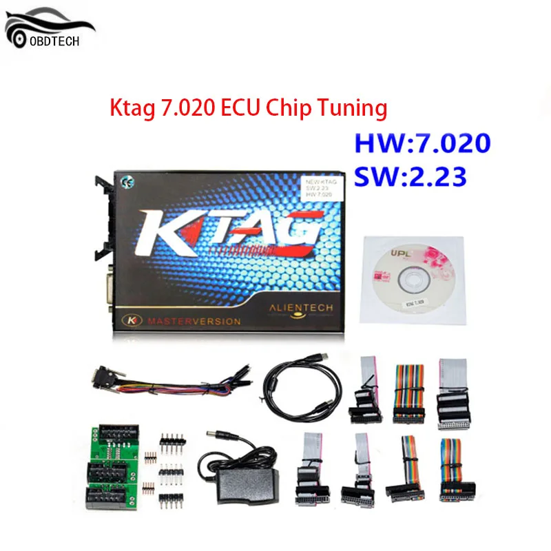 2017 новое поступление KTAG FW 7 020 SW V2.23 Master Version K TAG V7.020 No Token Limited инструмент для