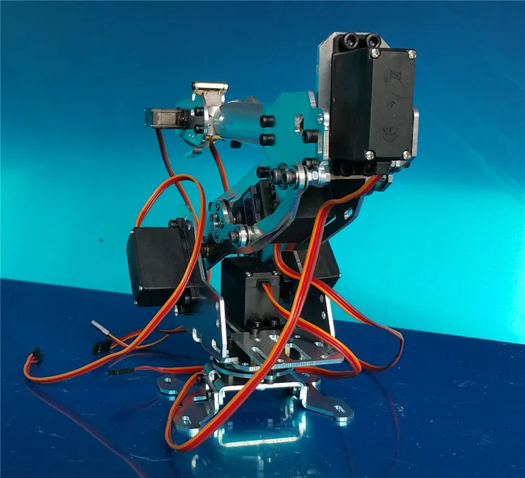 Abb промышленный робот модель 7 dof робот-рука полностью алюминиевый | Игрушки и