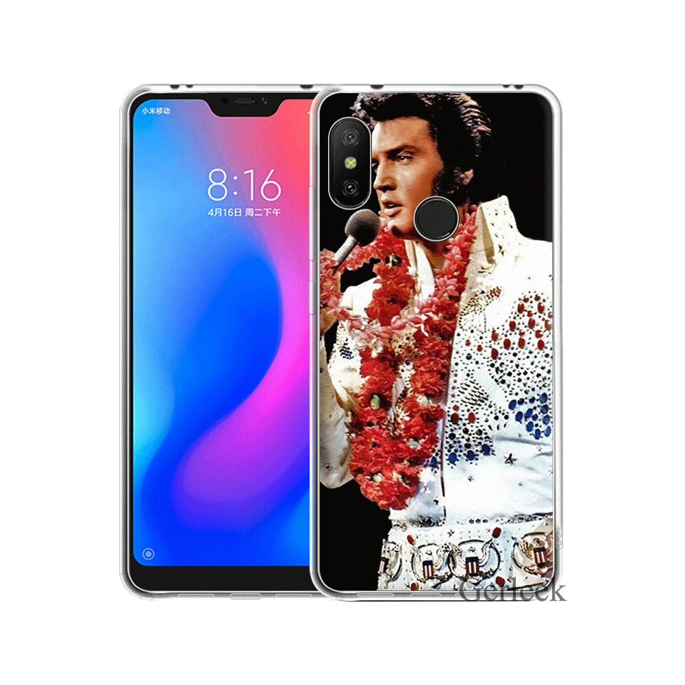 Мягкий ТПУ чехол Elvis Presley с поцелуем для Xiaomi Redmi Note 4 4X 5 6 Pro | Мобильные телефоны и