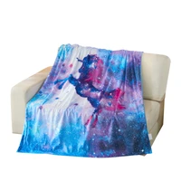 new designs purple unicorn blanket throw blanket for baby and adult hoodie blanket