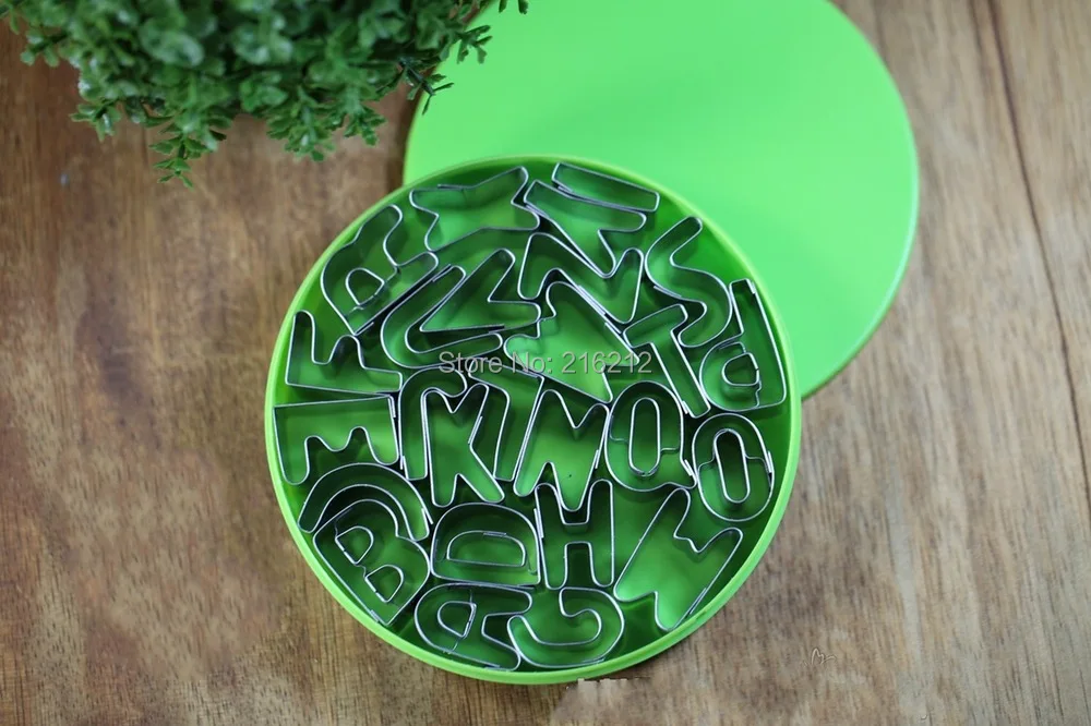 26 English Letter Stereoscopic Cookie Cutters Toast Cutter Bread DIY Baking Cake Mold Tools | Дом и сад