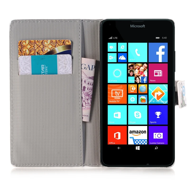 Чехол для телефона Microsoft Nokia Lumia N 535 930 640 540 950X 635 950 650 925 X флип подставка из