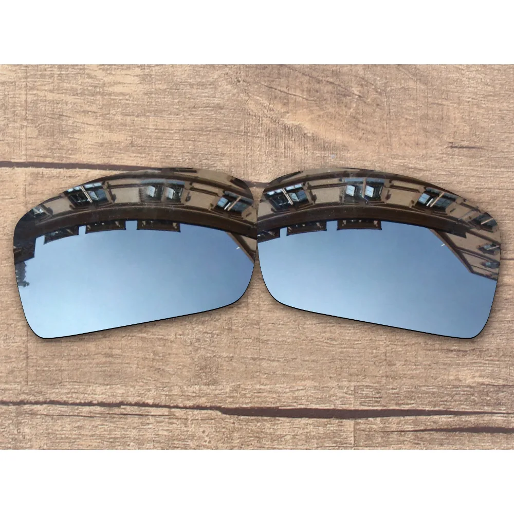 

Vonxyz Chrome Mirror Polycarbonate Replacement Lenses for-Oakley Oil Drum Frame