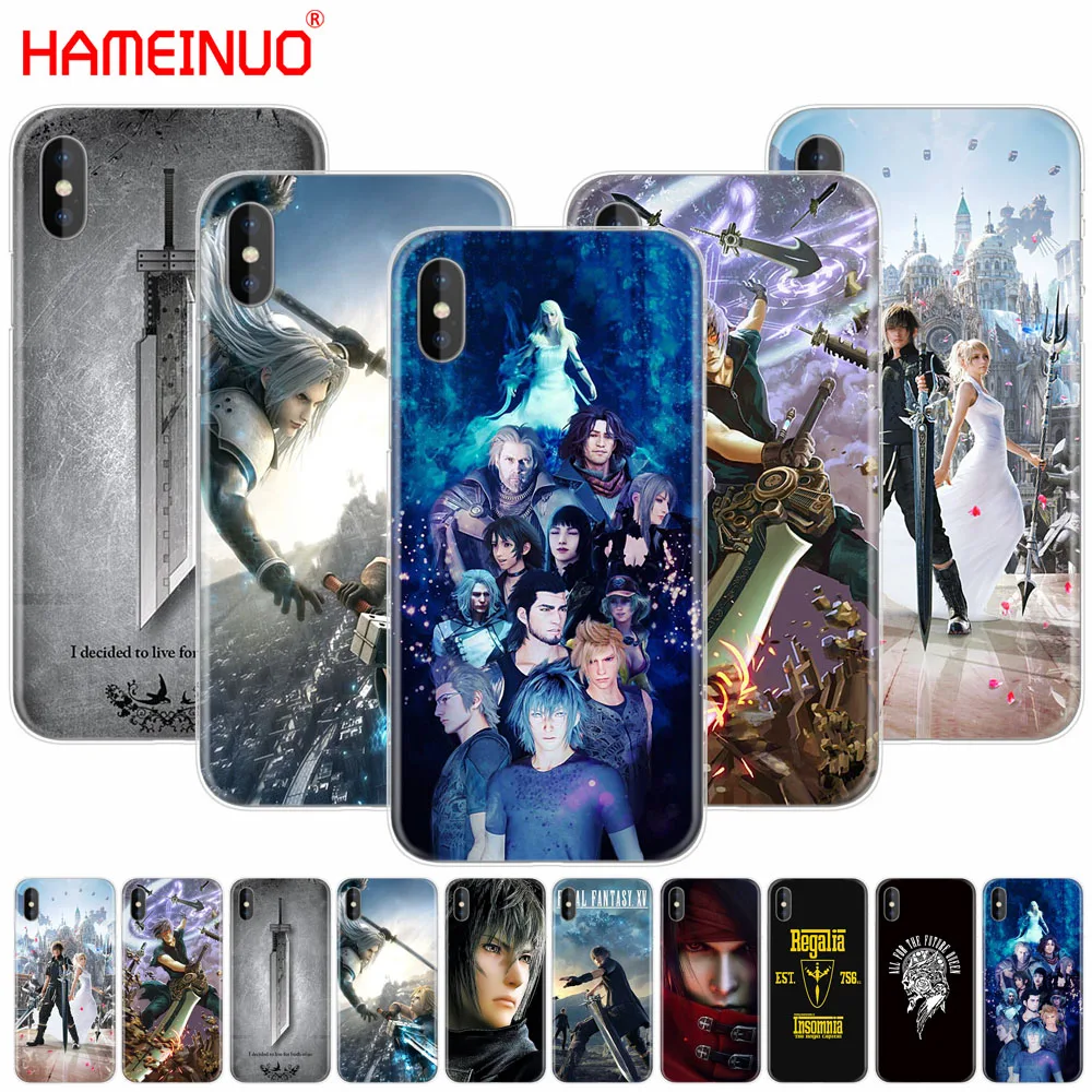 Чехол для мобильного телефона HAMEINUO Final fantasy xv ffxv чехол iphone X 8 7 6 4 5 SE 5c 6s plus|Бамперы| |