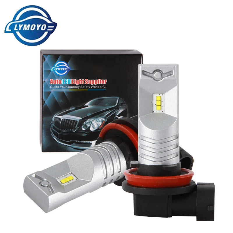 

LYMOYO автомобиль H8 H9 H11 H16JP 9005 9006 с чипом CSP 6SMD drl светодиодный противотуманный фонарь дневной ходовой светильник лампа поворота головной свети...
