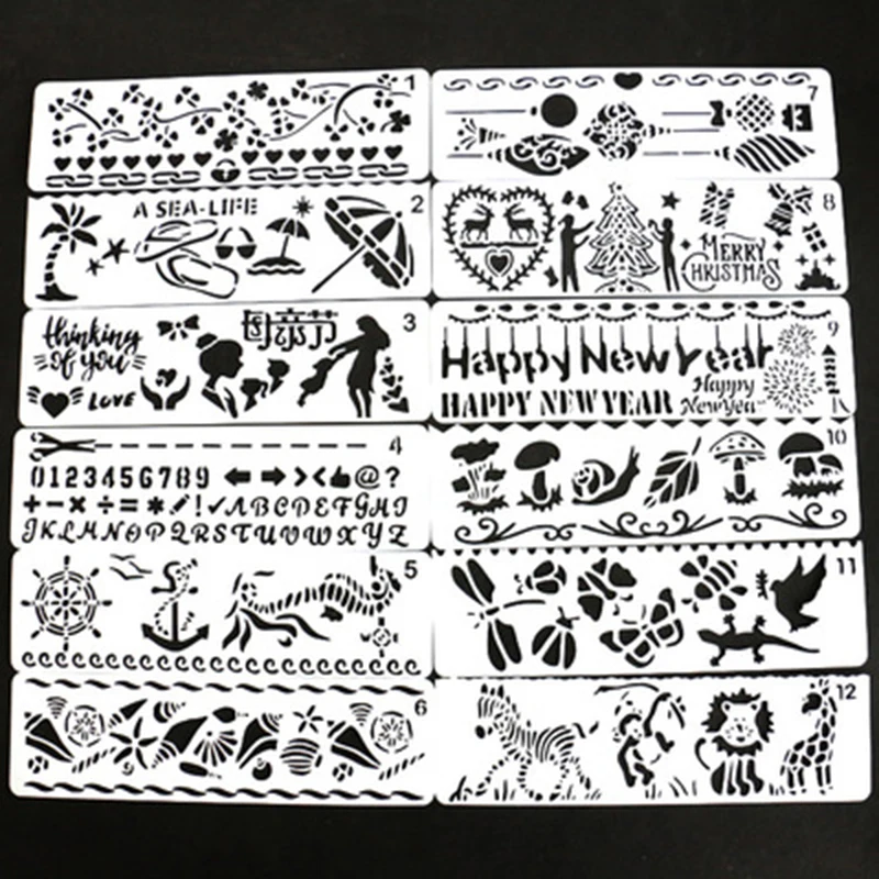 Пули журнал трафарет набор планировщик рисунок сделай сам шаблон дневник