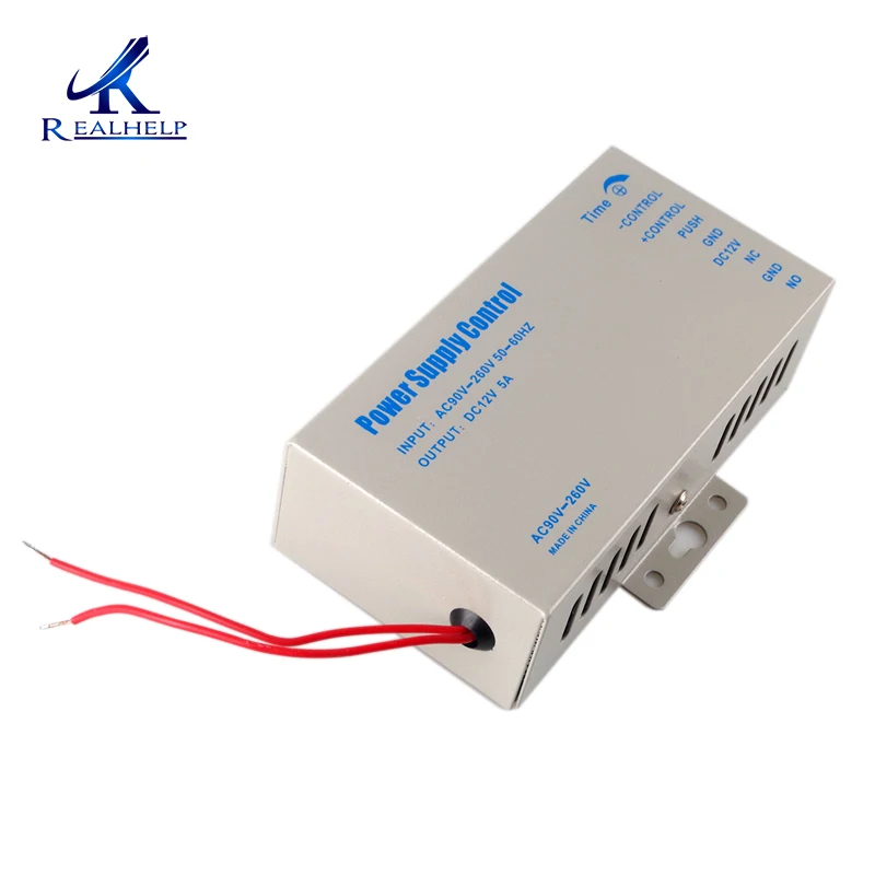 Защита от перегрузки двери источник питания с контролем доступа 12V 5A высокое