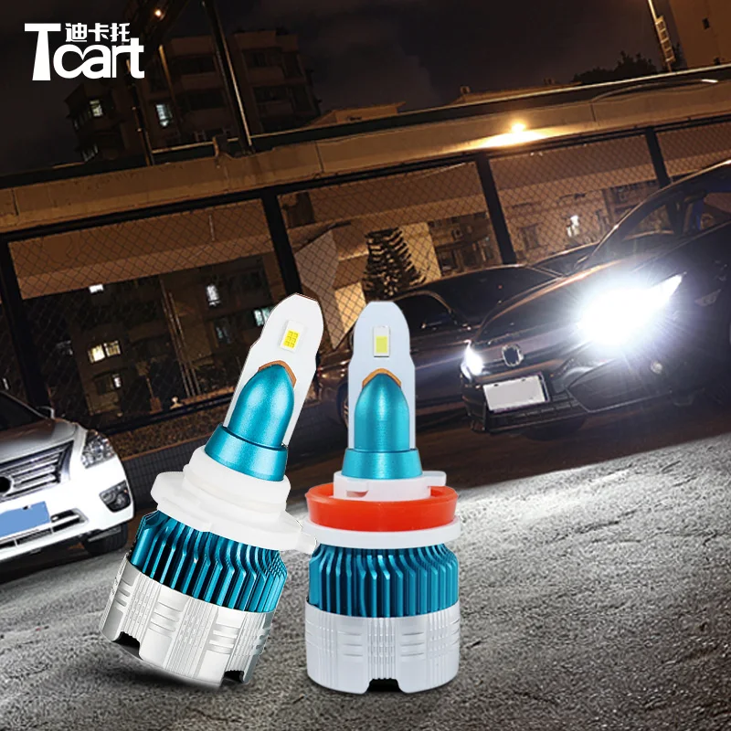Tcart 2 шт. 9005 HB3 светодиодный льные светодиодные фары для Toyota Corolla 2008 2011 2017