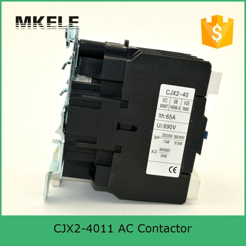 CJX2-4011 40A Номинальный ток 3P + NO NC 85% серебряные контакты telemecx3 контактор