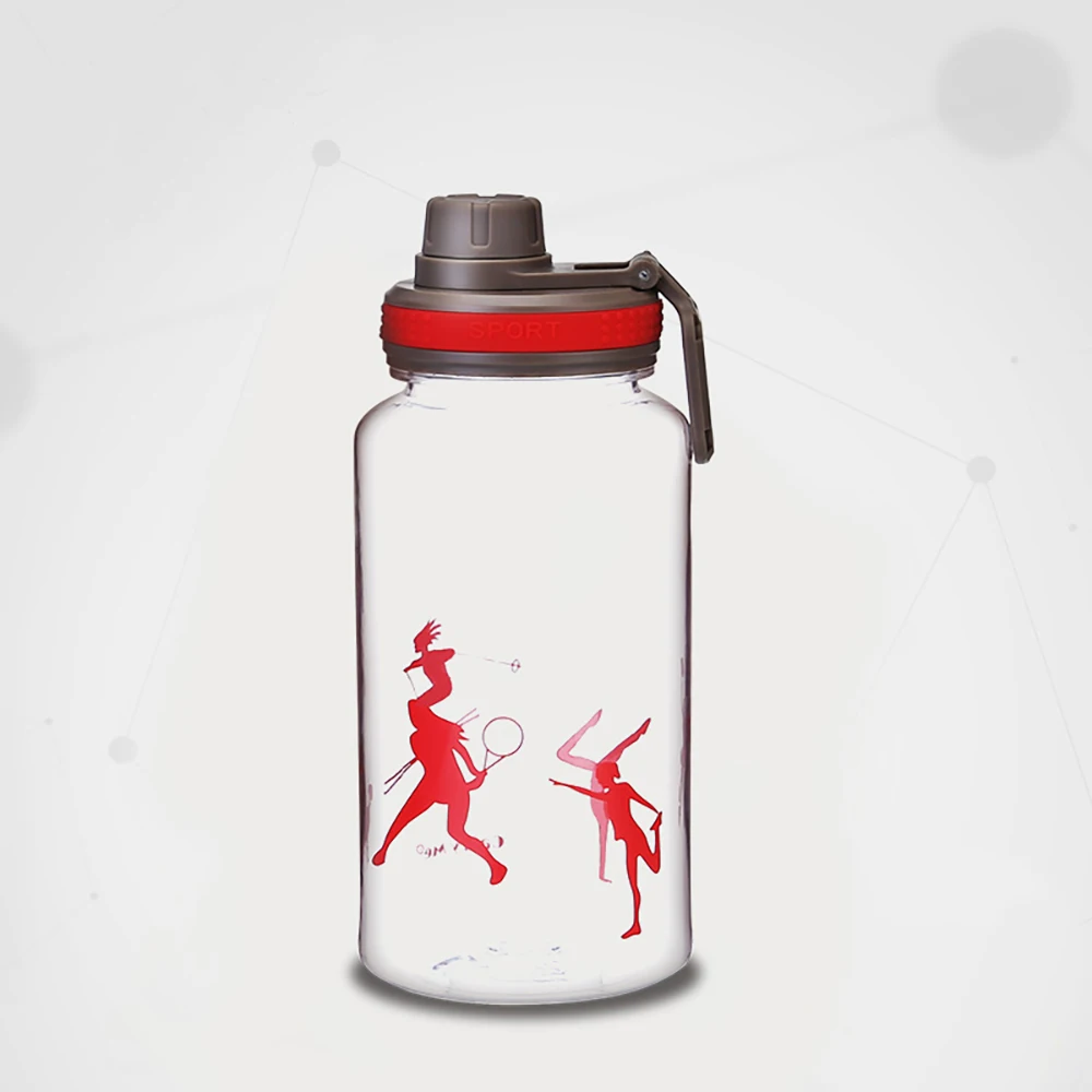 Бутылка для воды 1000 мл Спортивная бутылка на открытом воздухе прямая Питьевая