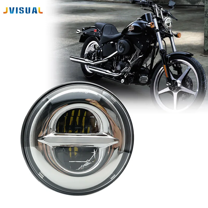 5 75 дюймов фара для Harley Davi Road King Touring FLS Street Fighter SPORTSTER светодиодный Белый DRL фары