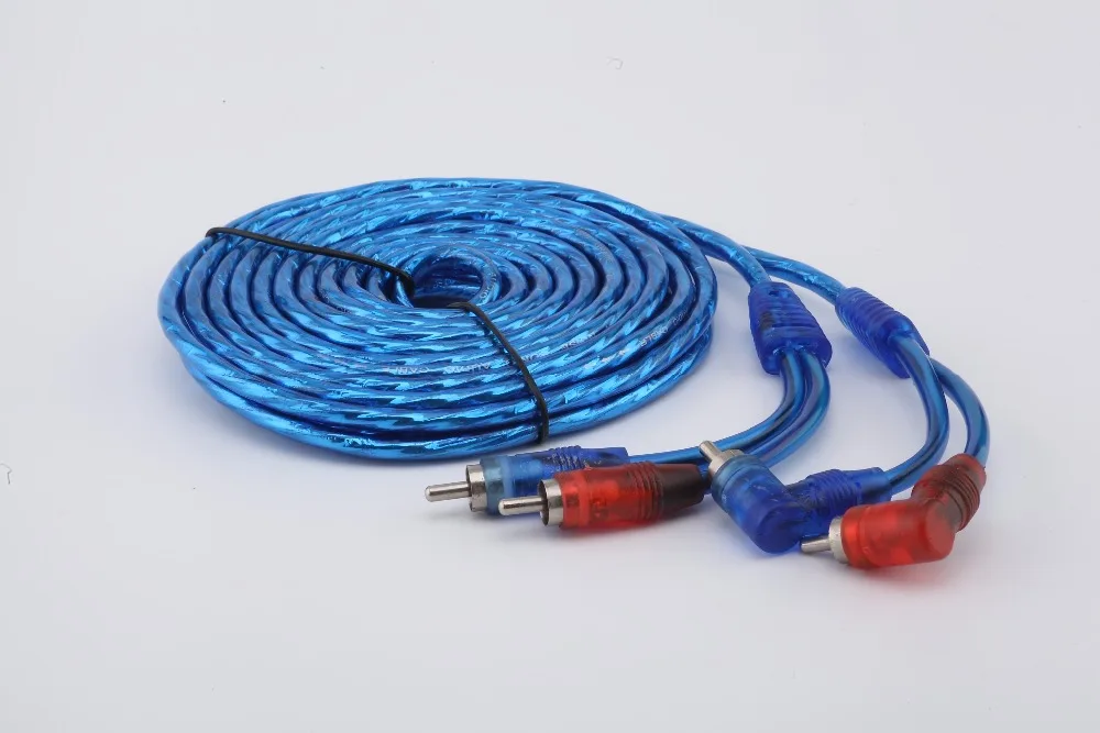 RCA Phono Y сплиттер свинцовый адаптер кабель коннектор автомобильный аудио 5 м