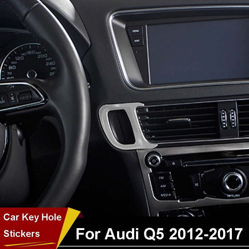 SRXTZM нержавеющая сталь интерьер автомобиля Замочная скважина крышка линия Ключ