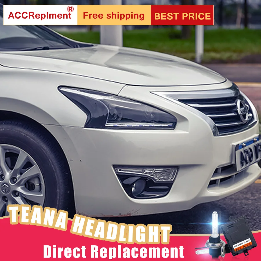 2 шт. светодиодный фары для Nissan Altima 2013-2015 Автомобильные ангельские глазки