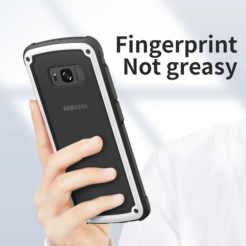 Luxury Case For Samsung Galaxy S8 S9 Plus Full Shockproof Hard PC + TPU Bumper Cover Note 9 Fundas Coque Capas |
