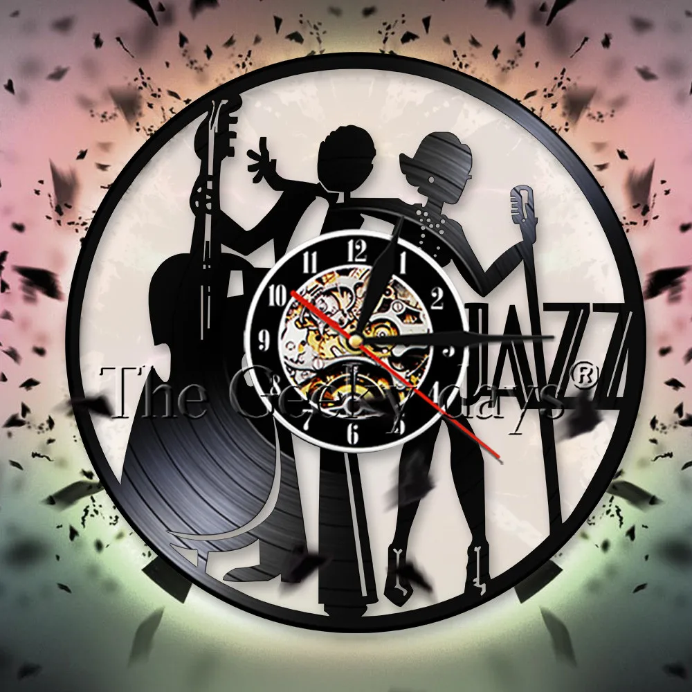Мелодия певица представление Искусство Декор настенные часы Джаз рок группа