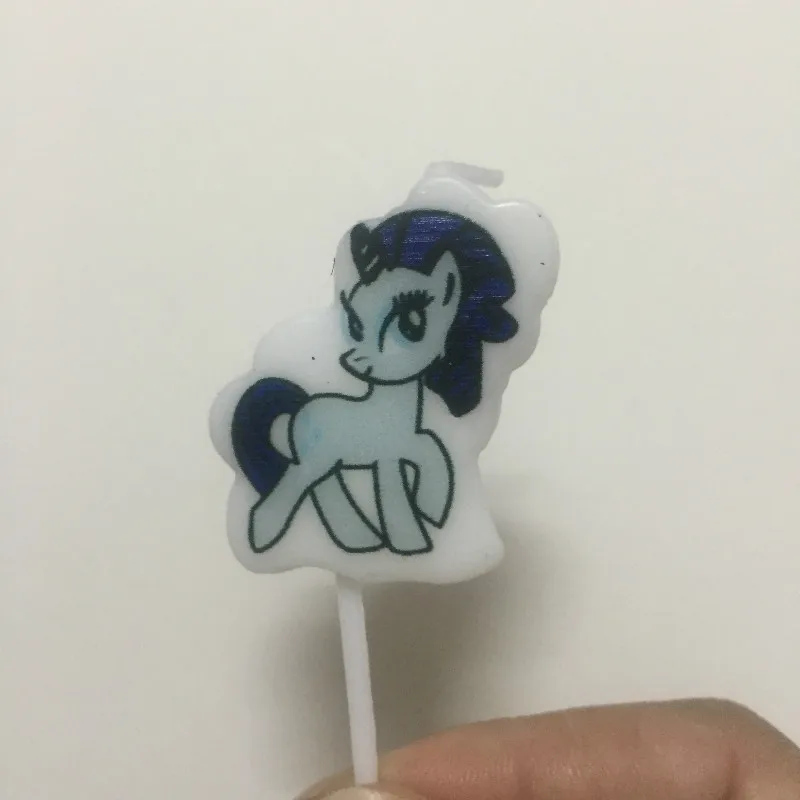 5pcs/set Cute Pony Cartoon Theme Candle Birthday Cake Party Supplies Wedding Decoration | Дом и сад